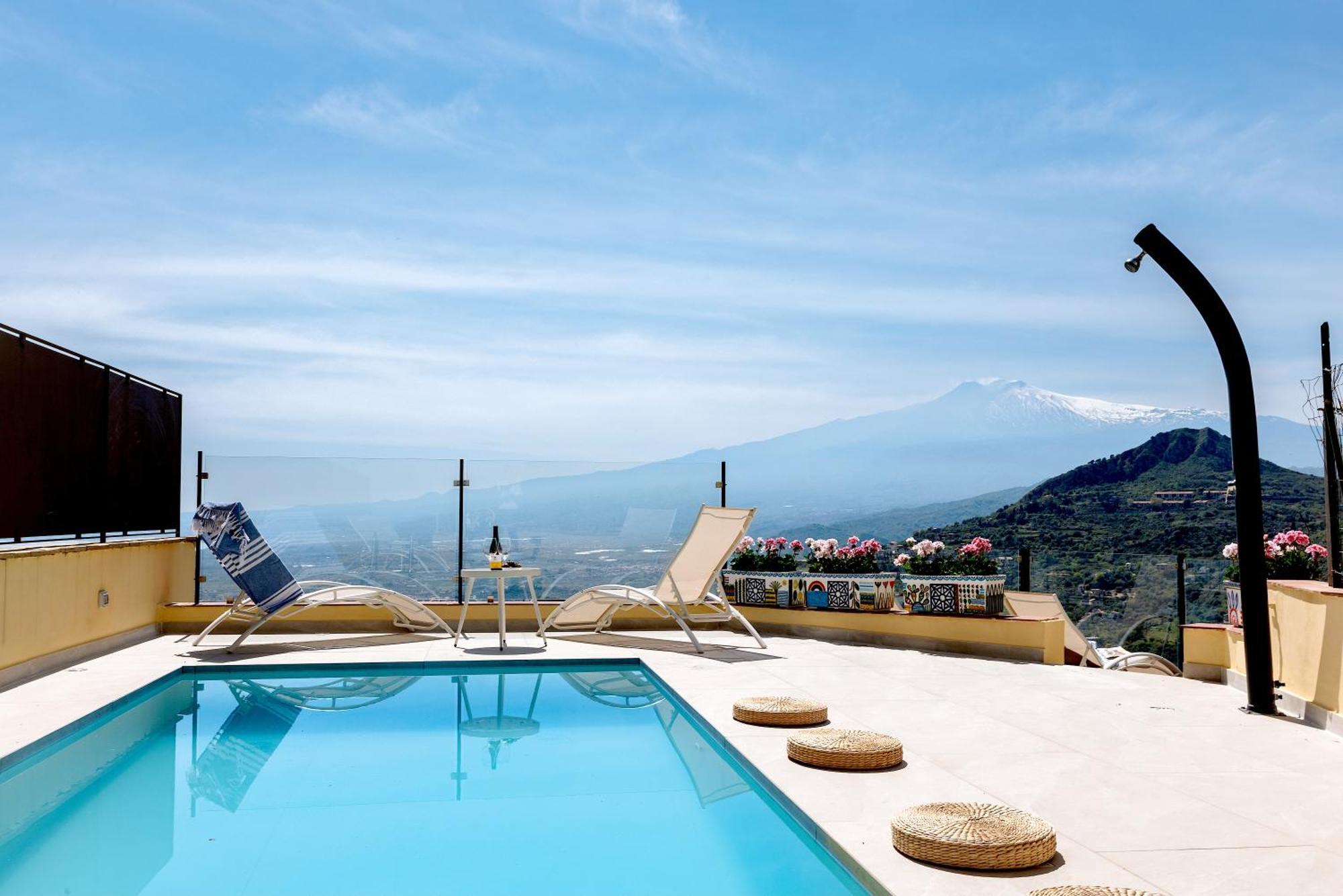 Villa Da Vinci Luxury Panoramic Apartments - Taormina Rooms Collection Exterior photo